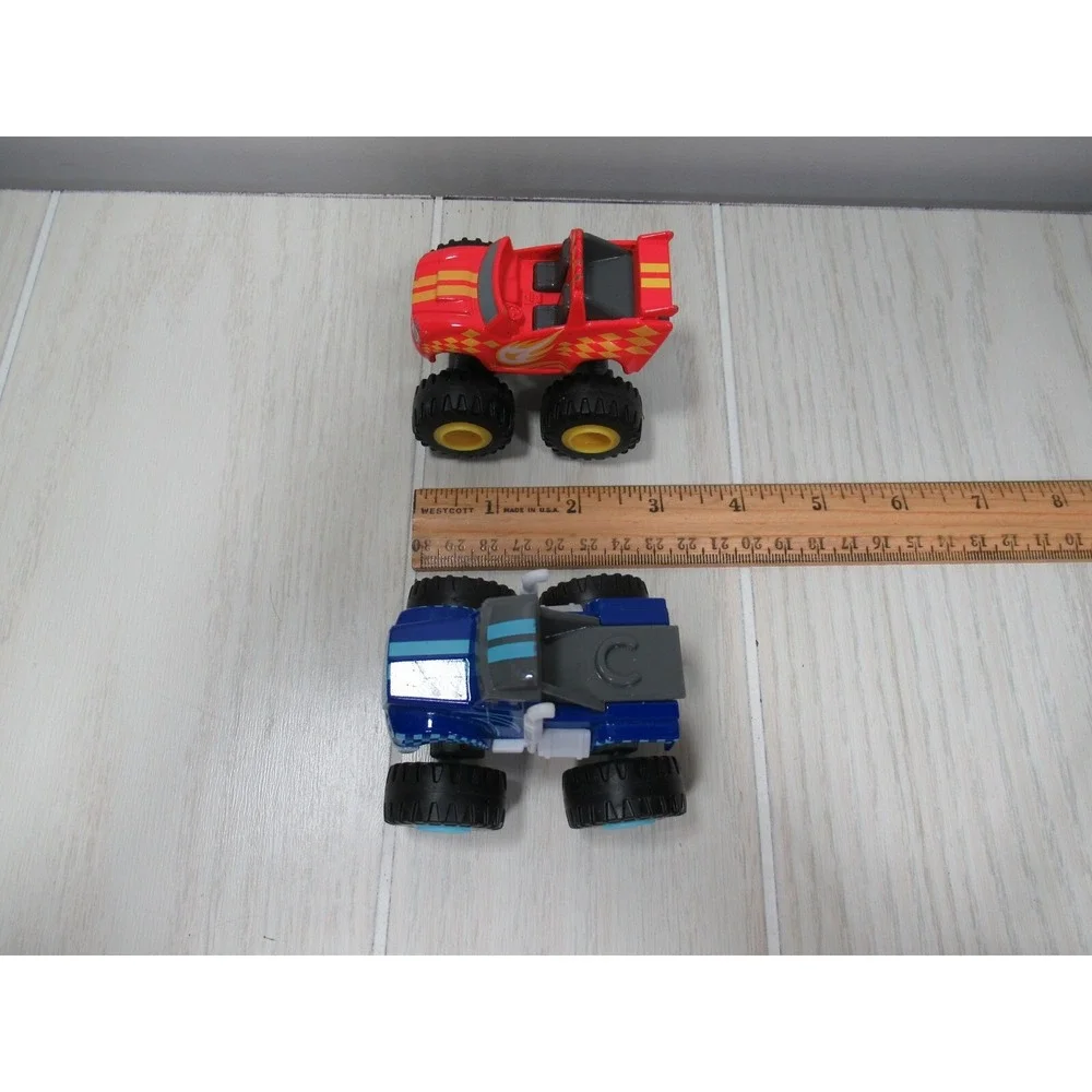 Blaze & the Monster Machines die cast trucks Blaze Crusher Fisher Price used